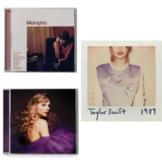 This is a 3 CD SKU bundle.
1.This CD is brand new.Format: CDMusic Style: Synth-popThis item's title is: Midnights (X) (Blood Moon CD)Artist: Taylor SwiftLabel: REPUBLICBarcode: 602445790111Release Date: 10/21/2022
2.This CD is brand new.