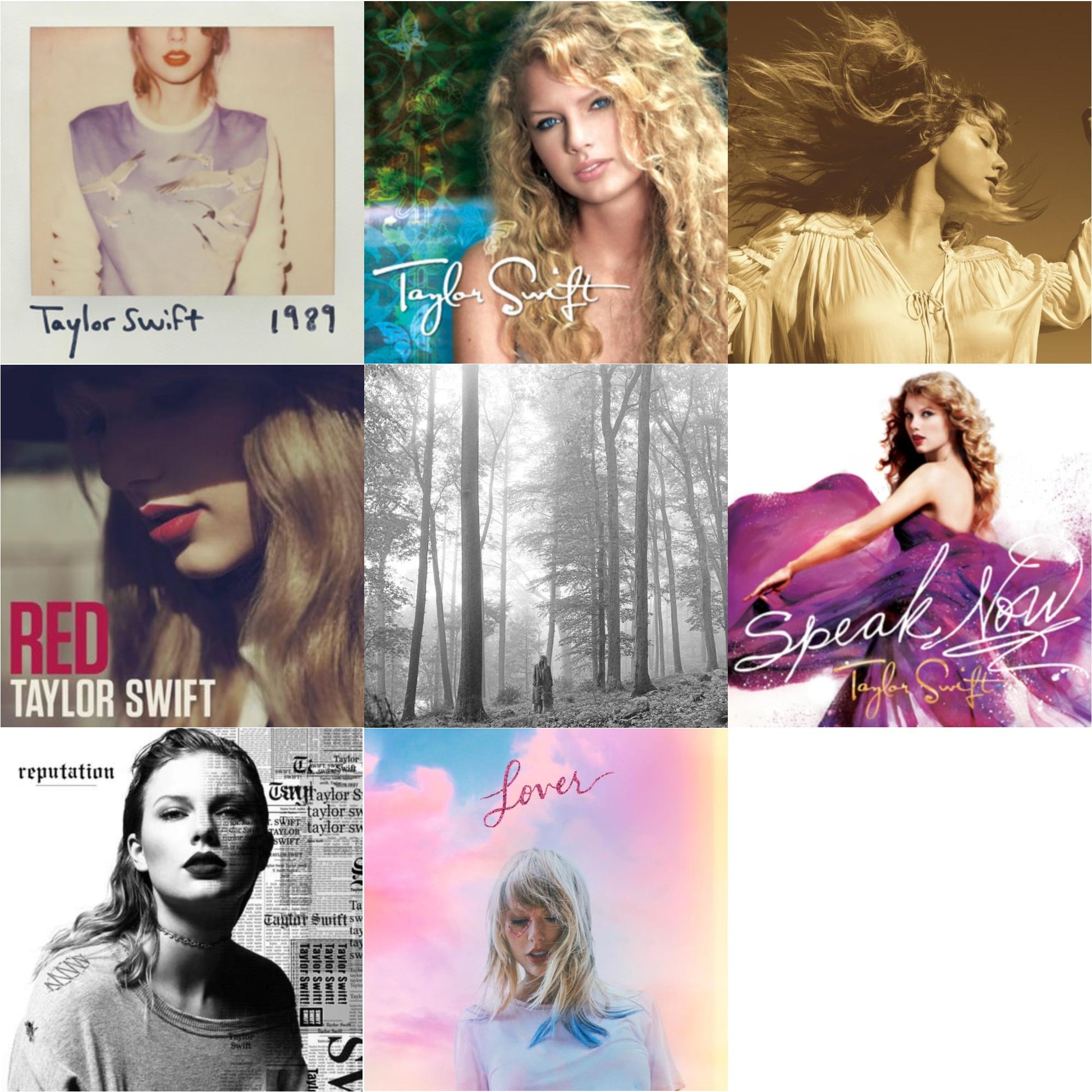 This is a 8 CD SKU bundle.
1.This CD is brand new.Format: CDMusic Style: VocalThis item's title is: Folklore (Edited)Artist: Taylor SwiftLabel: REPUBLICBarcode: 602435034799Release Date: 8/7/2020
2.This CD is brand new.