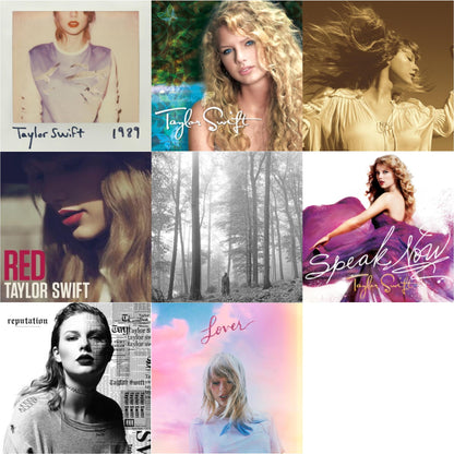 This is a 8 CD SKU bundle.
1.This CD is brand new.Format: CDMusic Style: VocalThis item's title is: Folklore (Edited)Artist: Taylor SwiftLabel: REPUBLICBarcode: 602435034799Release Date: 8/7/2020
2.This CD is brand new.