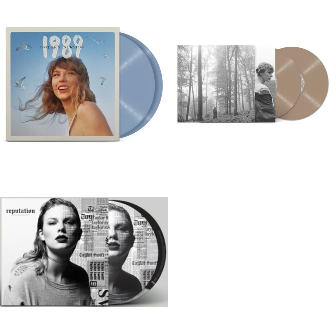 This is a 3 LP Vinyl SKU bundle.
1.This LP Vinyl is brand new.Format: LP VinylMusic Style: VocalThis item's title is: Folklore (X) (Beige Vinyl/2LP)Artist: Taylor SwiftLabel: Republic RecordsBarcode: 602435034881Release Date: 7/23/2021
2.This LP Vinyl is brand new.