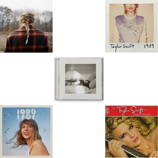 This is a 5 CD SKU bundle.
1.This CD is brand new.Format: CDThis item's title is: Evermore (Edited)Artist: Taylor SwiftLabel: Republic RecordsBarcode: 602435649009Release Date: 12/18/2020
2.This CD is brand new.