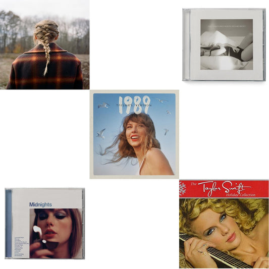 This is a 5 CD SKU bundle.
1.This CD is brand new.Format: CDThis item's title is: Evermore (Edited)Artist: Taylor SwiftLabel: Republic RecordsBarcode: 602435649009Release Date: 12/18/2020
2.This CD is brand new.