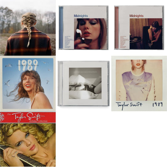 This is a 7 CD SKU bundle.
1.This CD is brand new.Format: CDThis item's title is: Evermore (Edited)Artist: Taylor SwiftLabel: Republic RecordsBarcode: 602435649009Release Date: 12/18/2020
2.This CD is brand new.