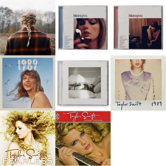 This is a 8 CD SKU bundle.
1.This CD is brand new.Format: CDThis item's title is: Evermore (Edited)Artist: Taylor SwiftLabel: Republic RecordsBarcode: 602435649009Release Date: 12/18/2020
2.This CD is brand new.