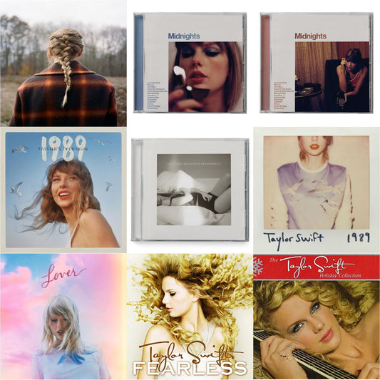 This is a 9 CD SKU bundle.
1.This CD is brand new.Format: CDThis item's title is: Evermore (Edited)Artist: Taylor SwiftLabel: Republic RecordsBarcode: 602435649009Release Date: 12/18/2020
2.This CD is brand new.