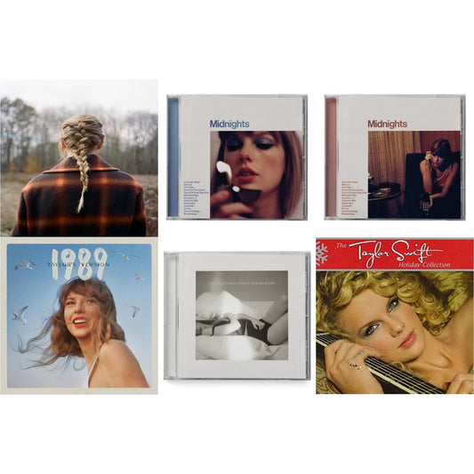 This is a 6 CD SKU bundle.
1.This CD is brand new.Format: CDThis item's title is: Evermore (Edited)Artist: Taylor SwiftLabel: Republic RecordsBarcode: 602435649009Release Date: 12/18/2020
2.This CD is brand new.