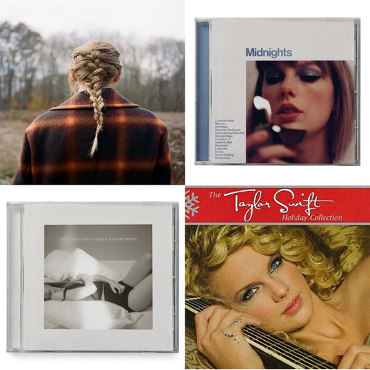 This is a 4 CD SKU bundle.
1.This CD is brand new.Format: CDThis item's title is: Evermore (Edited)Artist: Taylor SwiftLabel: Republic RecordsBarcode: 602435649009Release Date: 12/18/2020
2.This CD is brand new.