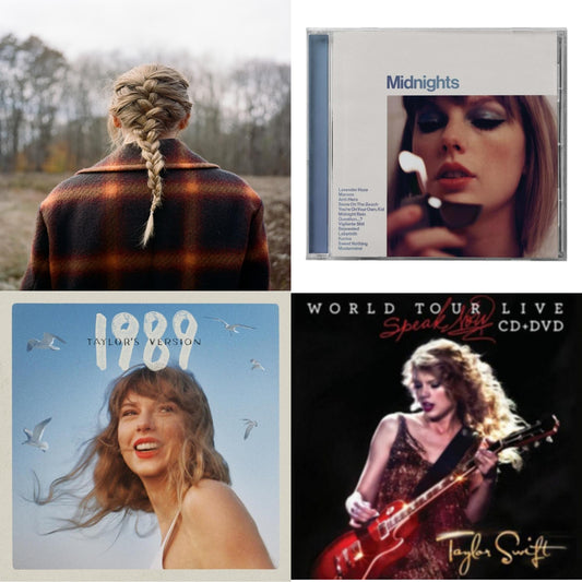 This is a 4 CD SKU bundle.
1.This CD is brand new.Format: CDThis item's title is: Evermore (Edited)Artist: Taylor SwiftLabel: Republic RecordsBarcode: 602435649009Release Date: 12/18/2020
2.This CD is brand new.