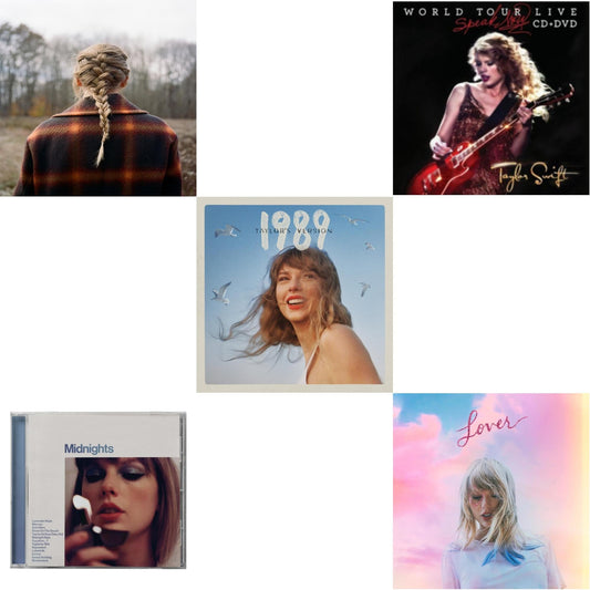This is a 5 CD SKU bundle.
1.This CD is brand new.Format: CDThis item's title is: Evermore (Edited)Artist: Taylor SwiftLabel: Republic RecordsBarcode: 602435649009Release Date: 12/18/2020
2.This CD is brand new.