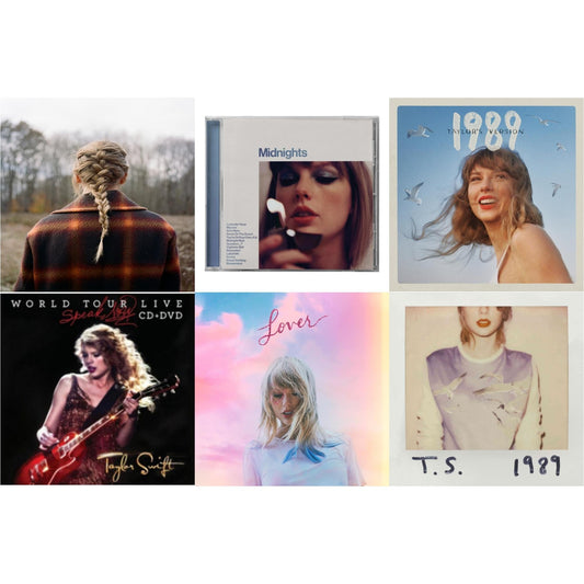 This is a 6 CD SKU bundle.
1.This CD is brand new.Format: CDThis item's title is: Evermore (Edited)Artist: Taylor SwiftLabel: Republic RecordsBarcode: 602435649009Release Date: 12/18/2020
2.This CD is brand new.