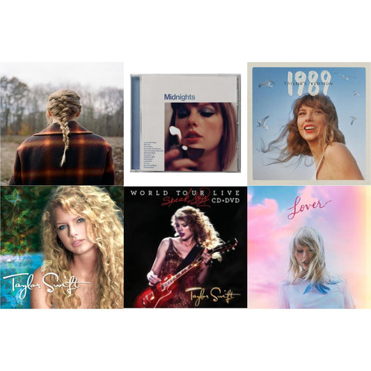 This is a 6 CD SKU bundle.
1.This CD is brand new.Format: CDThis item's title is: Evermore (Edited)Artist: Taylor SwiftLabel: Republic RecordsBarcode: 602435649009Release Date: 12/18/2020
2.This CD is brand new.