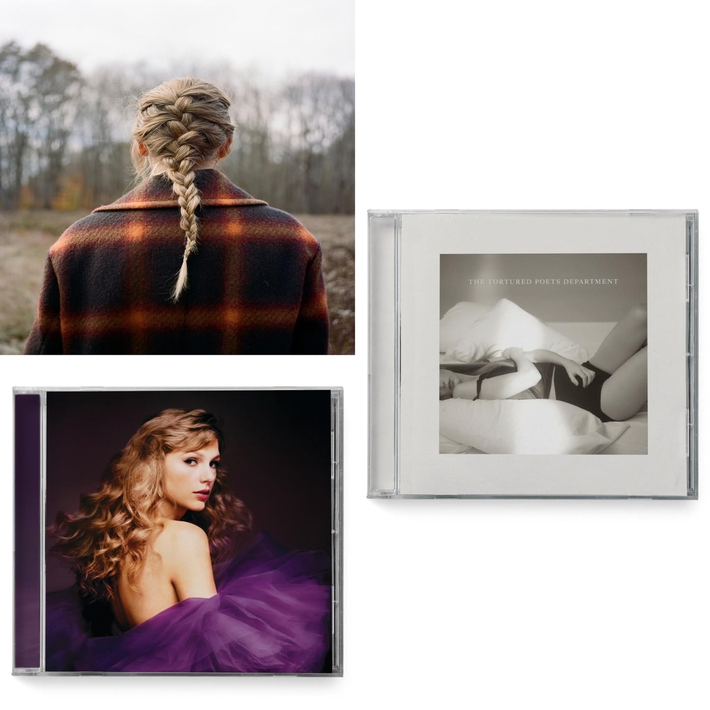 Evermore (X) & Speak Now (Taylor's Version) (2CD) & Tortured Poets Department (X) (Manuscript- Bonus Track)