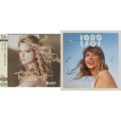 This is a 2 CD SKU bundle.
1.This CD is brand new.Format: CDMusic Style: CountryThis item's title is: FearlessArtist: Taylor SwiftLabel: Big Machine RecordsBarcode: 4988005724175Release Date: 10/24/2012
2.This CD is brand new.