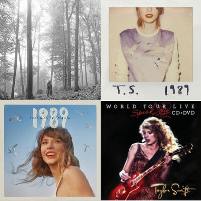 Folklore (Edited) & 1989 (Taylor's Version) & Speak Now World Tour Live (CD/DVD) & 1989