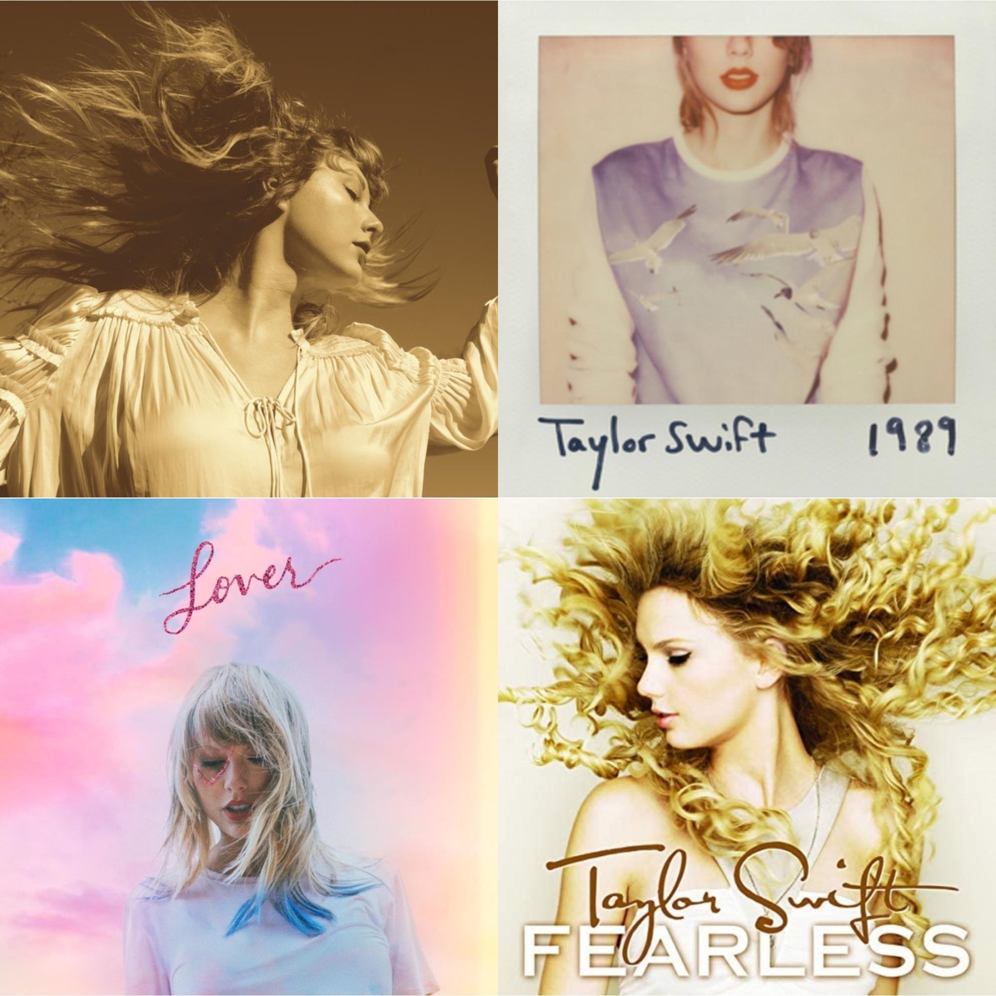 This is a 4 CD SKU bundle.
1.This CD is brand new.Format: CDMusic Style: Rock & RollThis item's title is: Fearless (Taylor's Version) (2CD)Artist: Taylor SwiftBarcode: 602435845098Release Date: 4/9/2021
2.This CD is brand new.