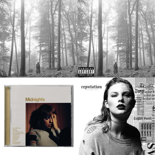 This is a 4 CD SKU bundle.
1.This CD is brand new.Format: CDMusic Style: VocalThis item's title is: Folklore (Edited)Artist: Taylor SwiftLabel: REPUBLICBarcode: 602435034799Release Date: 8/7/2020
2.This CD is brand new.