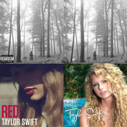 This is a 4 CD SKU bundle.
1.This CD is brand new.Format: CDMusic Style: VocalThis item's title is: Folklore (Edited)Artist: Taylor SwiftLabel: REPUBLICBarcode: 602435034799Release Date: 8/7/2020
2.This CD is brand new.