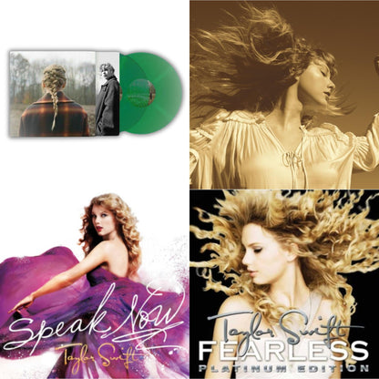 This is a 4 LP Vinyl SKU bundle.
1.This LP Vinyl is brand new.Format: LP VinylMusic Style: Alternative RockThis item's title is: Evermore (Green Vinyl/2LP)Artist: Taylor SwiftLabel: Republic RecordsBarcode: 602435651279Release Date: 5/28/2021
2.This LP Vinyl is brand new.