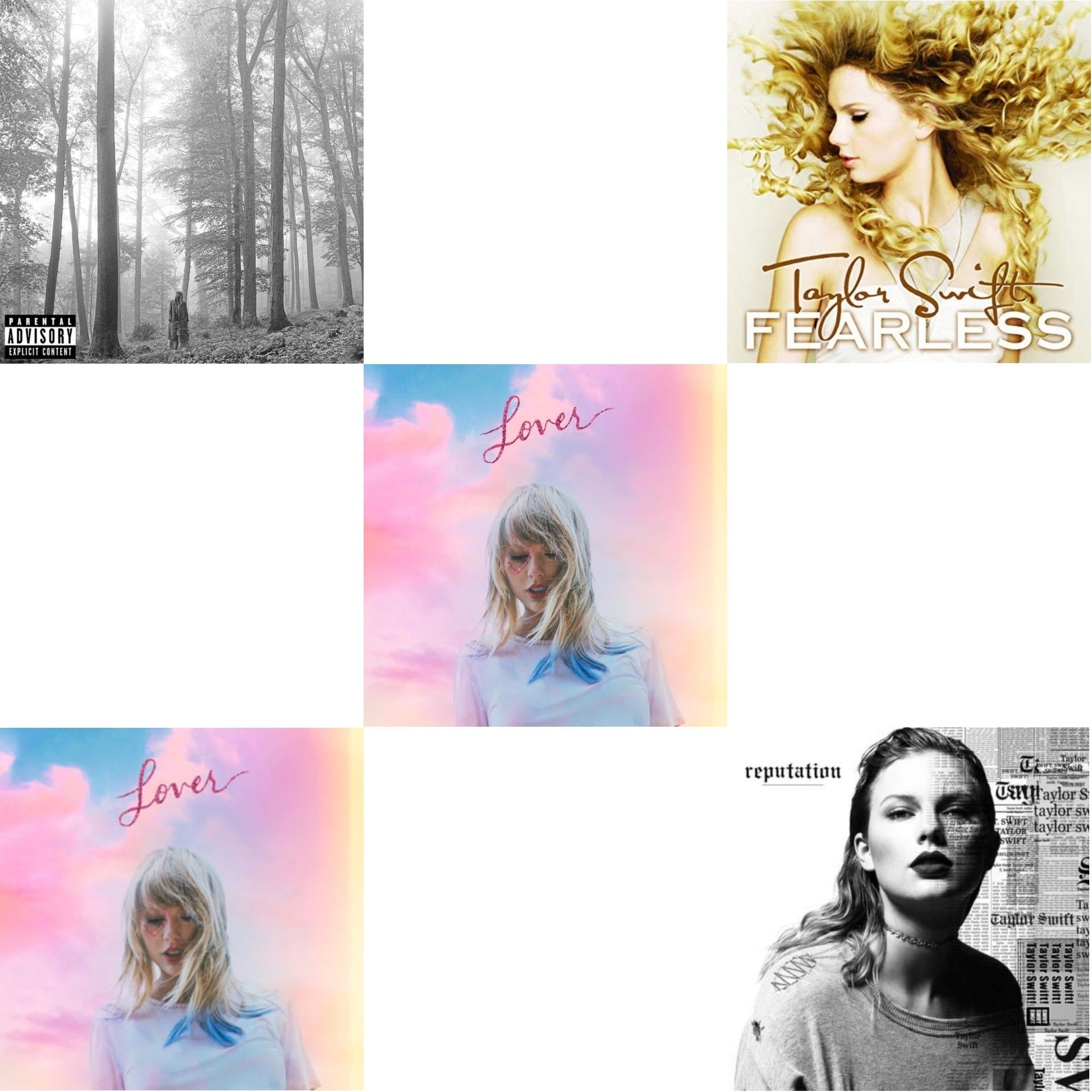 This is a 5 CD SKU bundle.
1.This CD is brand new.Format: CDMusic Style: VocalThis item's title is: Folklore (X)Artist: Taylor SwiftLabel: REPUBLICBarcode: 602435034805Release Date: 8/7/2020
2.This CD is brand new.
