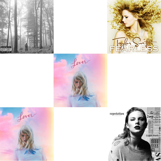This is a 5 CD SKU bundle.
1.This CD is brand new.Format: CDMusic Style: VocalThis item's title is: Folklore (X)Artist: Taylor SwiftLabel: REPUBLICBarcode: 602435034805Release Date: 8/7/2020
2.This CD is brand new.