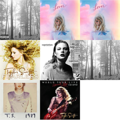 This is a 8 CD SKU bundle.
1.This CD is brand new.Format: CDMusic Style: VocalThis item's title is: Folklore (Edited)Artist: Taylor SwiftLabel: REPUBLICBarcode: 602435034799Release Date: 8/7/2020
2.This CD is brand new.
