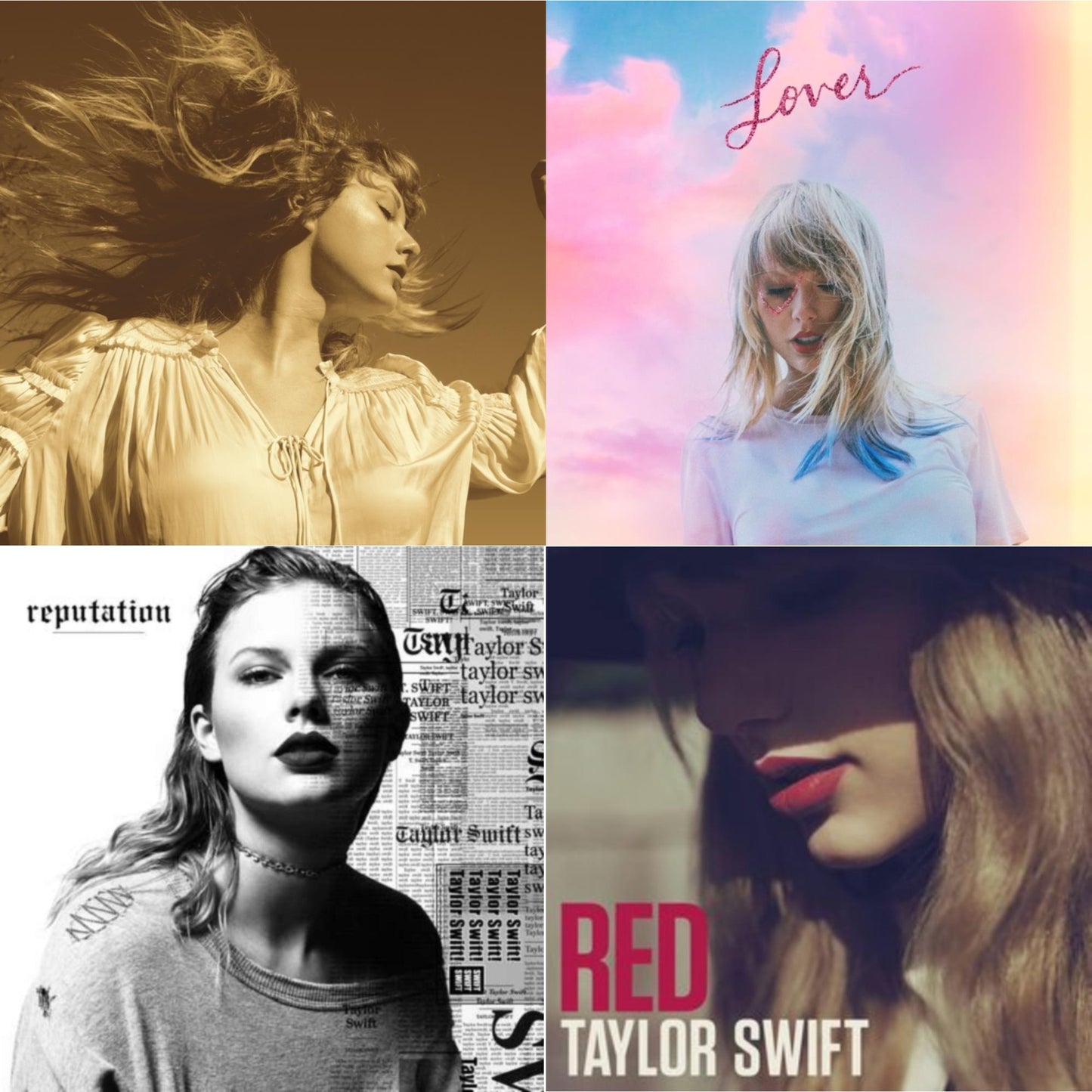 This is a 4 CD SKU bundle.
1.This CD is brand new.Format: CDMusic Style: Rock & RollThis item's title is: Fearless (Taylor's Version) (2CD)Artist: Taylor SwiftBarcode: 602435845098Release Date: 4/9/2021
2.This CD is brand new.