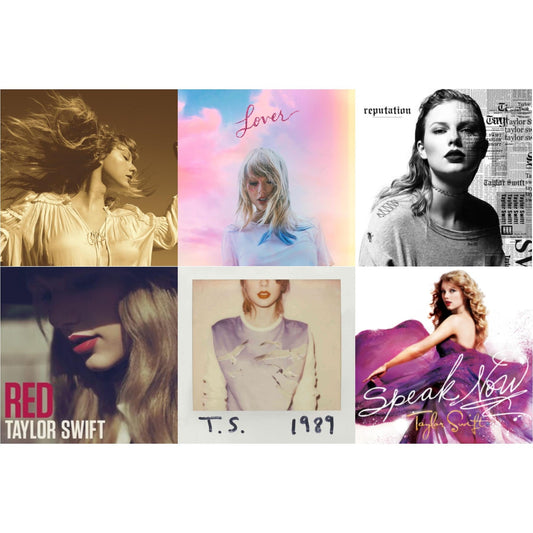 This is a 6 CD SKU bundle.
1.This CD is brand new.Format: CDMusic Style: Rock & RollThis item's title is: Fearless (Taylor's Version) (2CD)Artist: Taylor SwiftBarcode: 602435845098Release Date: 4/9/2021
2.This CD is brand new.