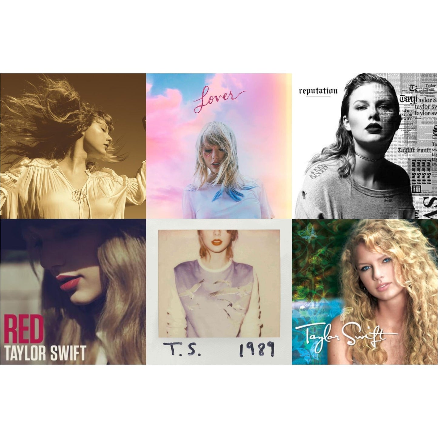 This is a 6 CD SKU bundle.
1.This CD is brand new.Format: CDMusic Style: Rock & RollThis item's title is: Fearless (Taylor's Version) (2CD)Artist: Taylor SwiftBarcode: 602435845098Release Date: 4/9/2021
2.This CD is brand new.