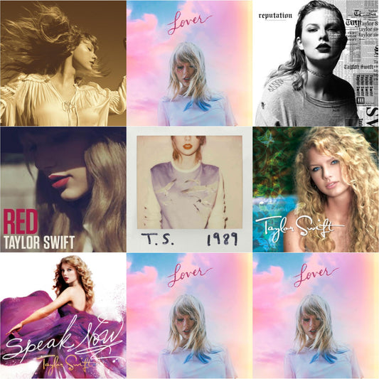 This is a 9 CD SKU bundle.
1.This CD is brand new.Format: CDMusic Style: Rock & RollThis item's title is: Fearless (Taylor's Version) (2CD)Artist: Taylor SwiftBarcode: 602435845098Release Date: 4/9/2021
2.This CD is brand new.