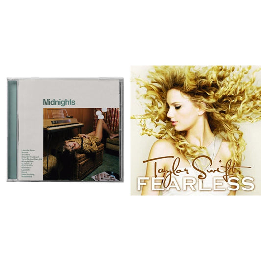 This is a 2 CD SKU bundle.
1.This CD is brand new.Format: CDMusic Style: Synth-popThis item's title is: Midnights (X) (Jade Green CD)Artist: Taylor SwiftLabel: REPUBLICBarcode: 602445790104Release Date: 10/21/2022
2.This CD is brand new.