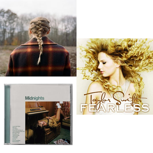 This is a 3 CD SKU bundle.
1.This CD is brand new.Format: CDMusic Style: Alternative RockThis item's title is: Evermore (X)Artist: Taylor SwiftLabel: REPUBLICBarcode: 602435648583Release Date: 12/18/2020
2.This CD is brand new.