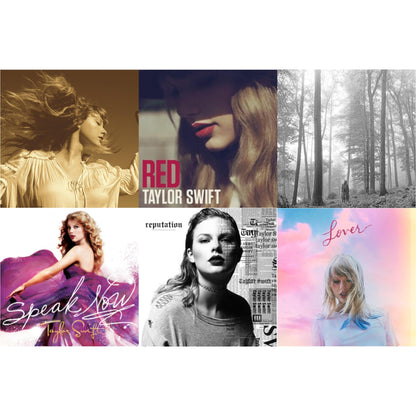 This is a 6 CD SKU bundle.
1.This CD is brand new.Format: CDMusic Style: VocalThis item's title is: Folklore (Edited)Artist: Taylor SwiftLabel: REPUBLICBarcode: 602435034799Release Date: 8/7/2020
2.This CD is brand new.