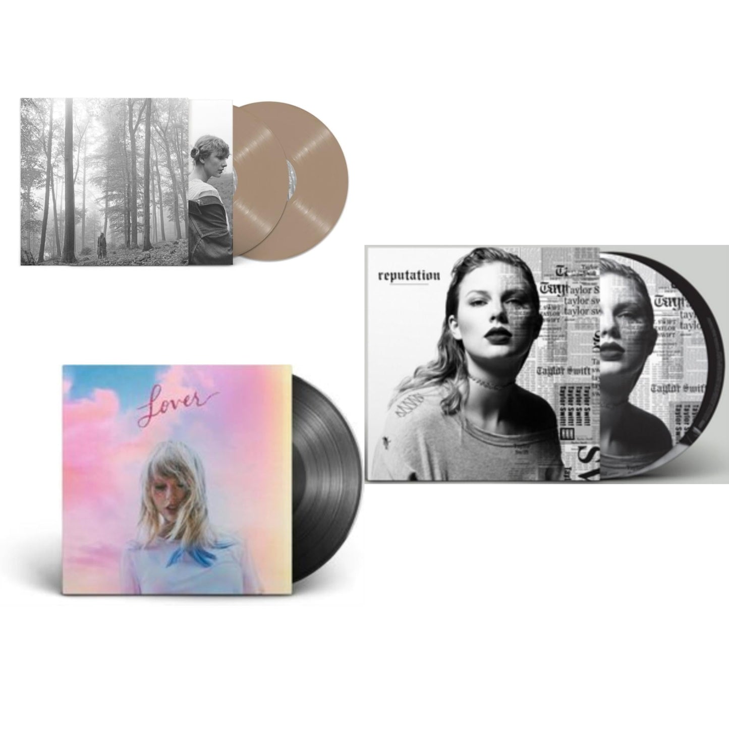 This is a 3 LP Vinyl SKU bundle.
1.This LP Vinyl is brand new.Format: LP VinylMusic Style: VocalThis item's title is: Folklore (X) (Beige Vinyl/2LP)Artist: Taylor SwiftLabel: Republic RecordsBarcode: 602435034881Release Date: 7/23/2021
2.This LP Vinyl is brand new.