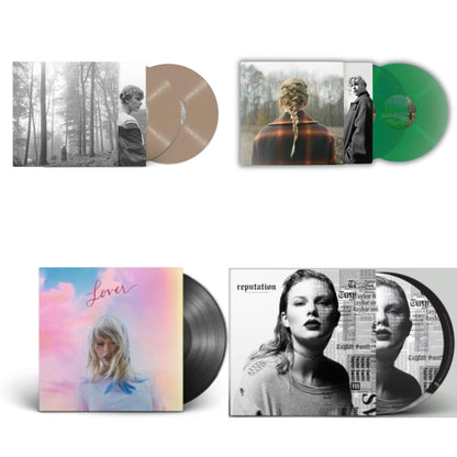 This is a 4 LP Vinyl SKU bundle.
1.This LP Vinyl is brand new.Format: LP VinylMusic Style: VocalThis item's title is: Folklore (X) (Beige Vinyl/2LP)Artist: Taylor SwiftLabel: Republic RecordsBarcode: 602435034881Release Date: 7/23/2021
2.This LP Vinyl is brand new.