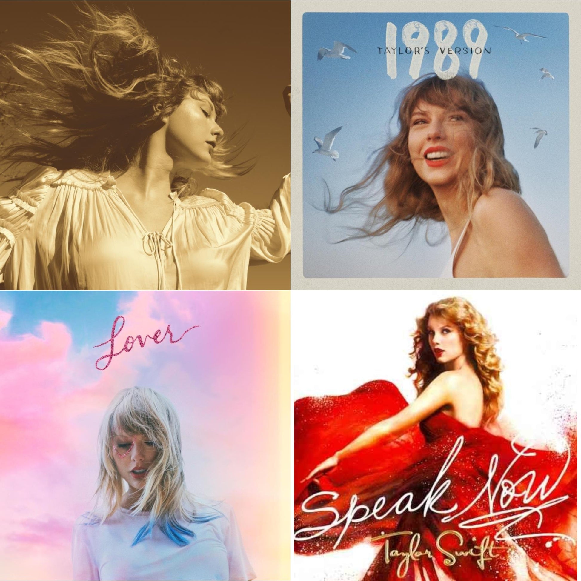 This is a 4 CD SKU bundle.
1.This CD is brand new.Format: CDMusic Style: Rock & RollThis item's title is: Fearless (Taylor's Version) (2CD)Artist: Taylor SwiftBarcode: 602435845098Release Date: 4/9/2021
2.This CD is brand new.