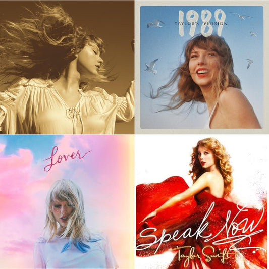 This is a 4 CD SKU bundle.
1.This CD is brand new.Format: CDMusic Style: Rock & RollThis item's title is: Fearless (Taylor's Version) (2CD)Artist: Taylor SwiftBarcode: 602435845098Release Date: 4/9/2021
2.This CD is brand new.