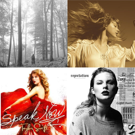 This is a 4 CD SKU bundle.
1.This CD is brand new.Format: CDMusic Style: VocalThis item's title is: Folklore (Edited)Artist: Taylor SwiftLabel: REPUBLICBarcode: 602435034799Release Date: 8/7/2020
2.This CD is brand new.