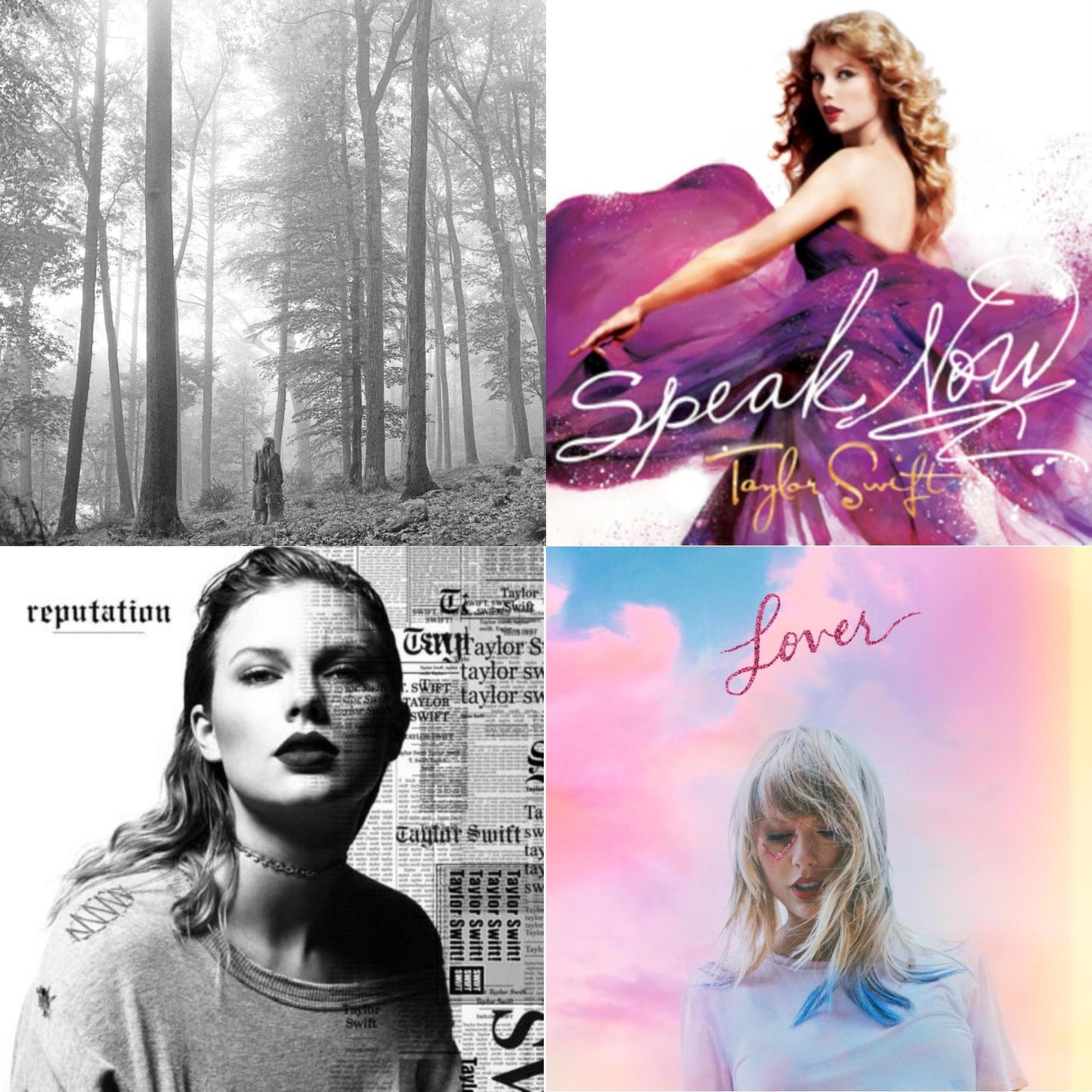 This is a 4 CD SKU bundle.
1.This CD is brand new.Format: CDMusic Style: VocalThis item's title is: Folklore (Edited)Artist: Taylor SwiftLabel: REPUBLICBarcode: 602435034799Release Date: 8/7/2020
2.This CD is brand new.