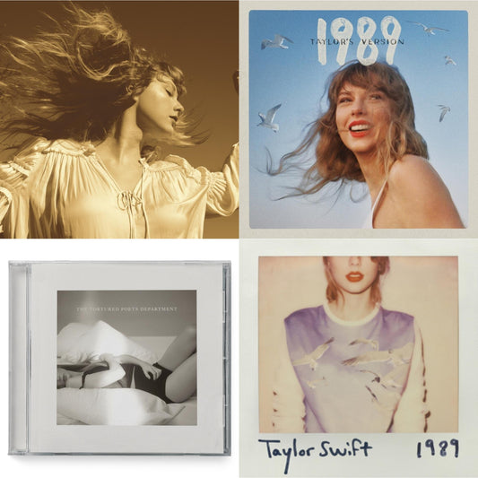 This is a 4 CD SKU bundle.
1.This CD is brand new.Format: CDMusic Style: Rock & RollThis item's title is: Fearless (Taylor's Version) (2CD)Artist: Taylor SwiftBarcode: 602435845098Release Date: 4/9/2021
2.This CD is brand new.