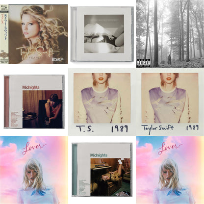 This is a 9 CD SKU bundle.
1.This CD is brand new.Format: CDMusic Style: CountryThis item's title is: FearlessArtist: Taylor SwiftLabel: Big Machine RecordsBarcode: 4988005724175Release Date: 10/24/2012
2.This CD is brand new.