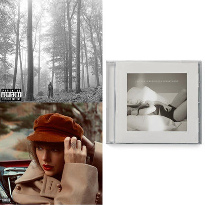 Folklore (X) & Red (Taylor's Version) (Edited) (2CD) & Tortured Poets Department (X) (Manuscript- Bonus Track)