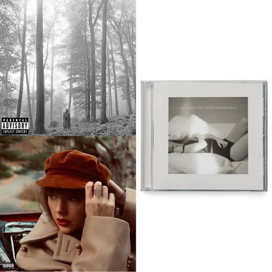 Folklore (X) & Red (Taylor's Version) (Edited) (2CD) & Tortured Poets Department (X) (Manuscript- Bonus Track)