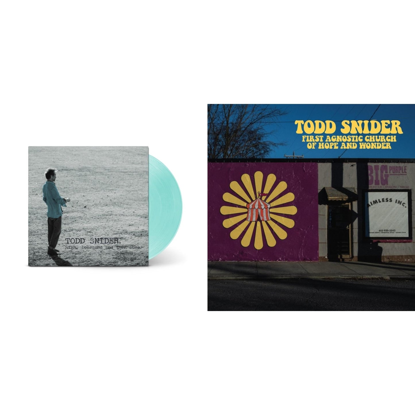 High, Lonesome & Then Some (Sea Glass LP Vinyl) & First Agnostic Church Of Hope & Wonder
