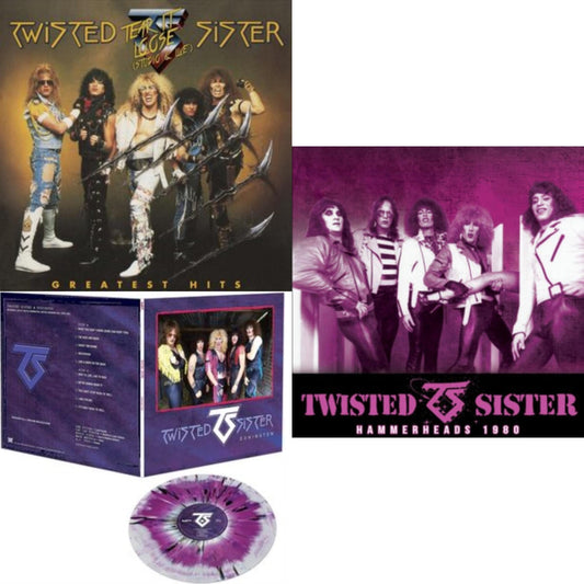 Greatest Hits -Tear It Loose - Atlantic Years - Studio & Live (Translucent Gold LP Vinyl/Limited) & Donington (Purple, Black & White Splatter LP Vinyl) & Hammerheads 1980 (Purple Marble Vinyl/2LP)