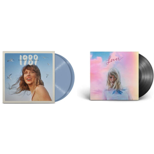 1989 (Taylor's Version) (2LP/Crystal Skies Blue Vinyl) & Lover (2LP)