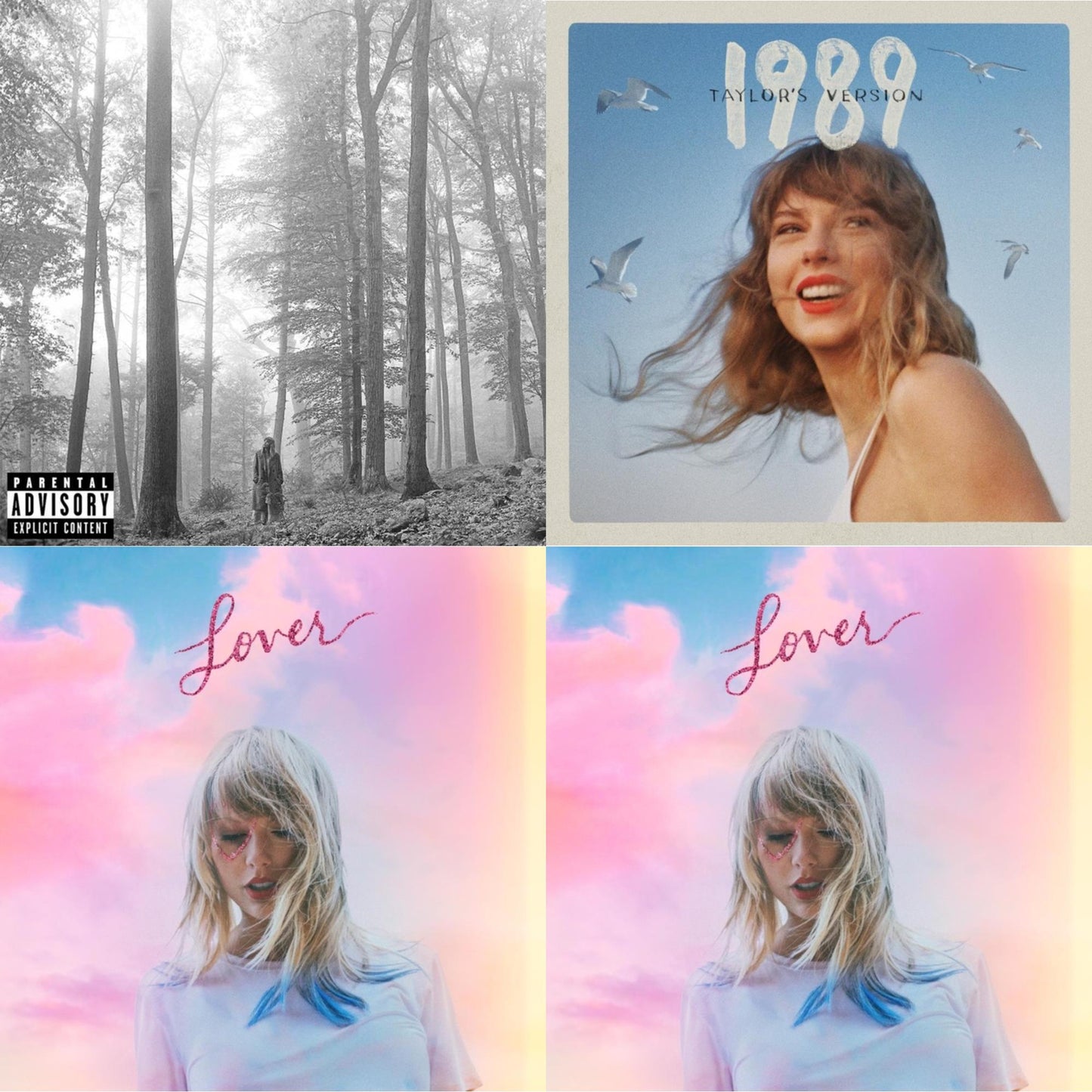 This is a 4 CD SKU bundle.
1.This CD is brand new.Format: CDMusic Style: VocalThis item's title is: Folklore (X)Artist: Taylor SwiftLabel: REPUBLICBarcode: 602435034805Release Date: 8/7/2020
2.This CD is brand new.