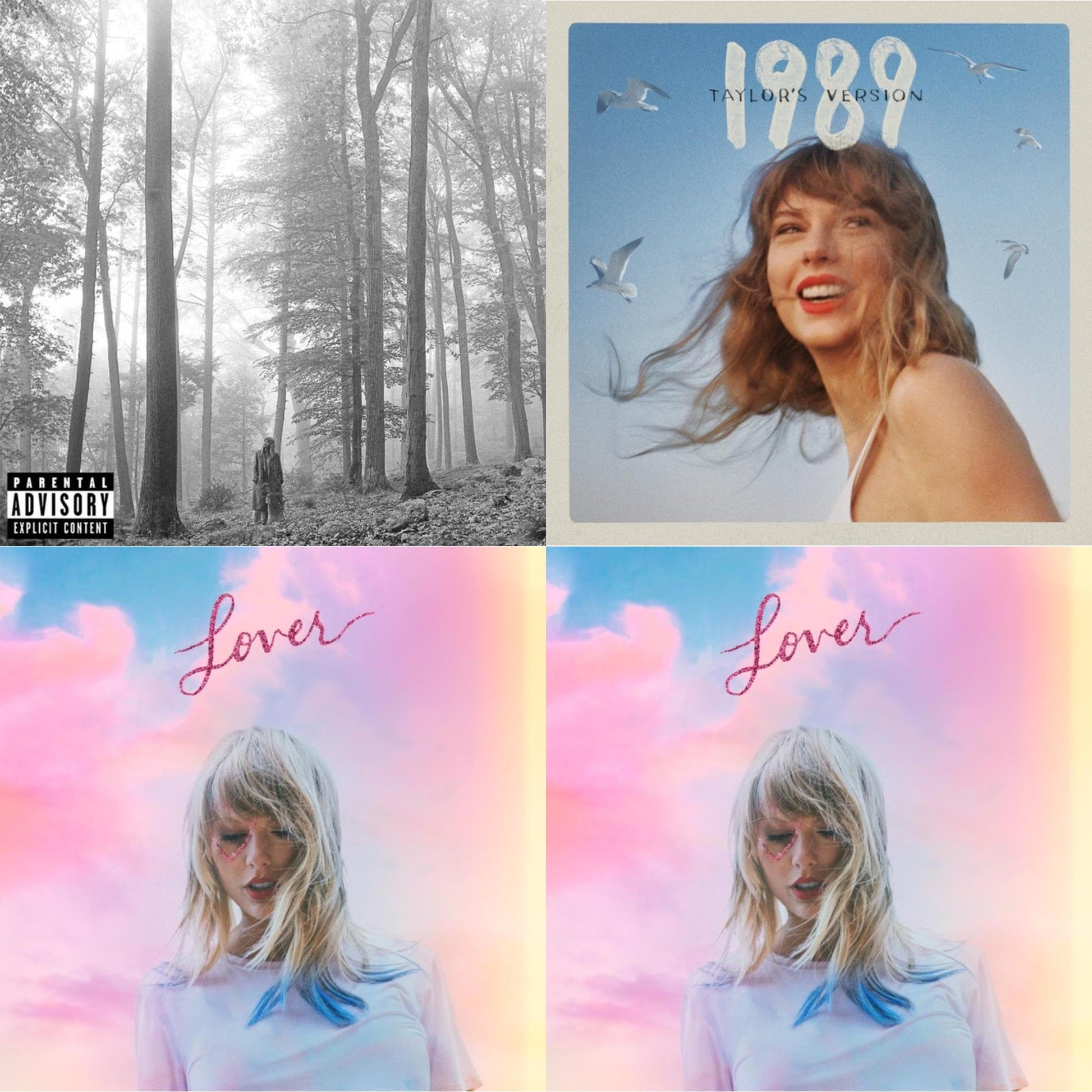 This is a 4 CD SKU bundle.
1.This CD is brand new.Format: CDMusic Style: VocalThis item's title is: Folklore (X)Artist: Taylor SwiftLabel: REPUBLICBarcode: 602435034805Release Date: 8/7/2020
2.This CD is brand new.