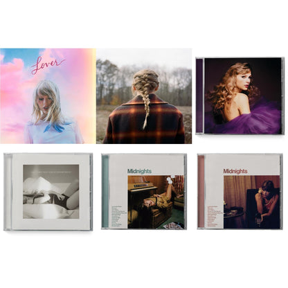 This is a 6 CD SKU bundle.
1.This CD is brand new.Format: CDMusic Style: Alternative RockThis item's title is: Evermore (X)Artist: Taylor SwiftLabel: REPUBLICBarcode: 602435648583Release Date: 12/18/2020
2.This CD is brand new.