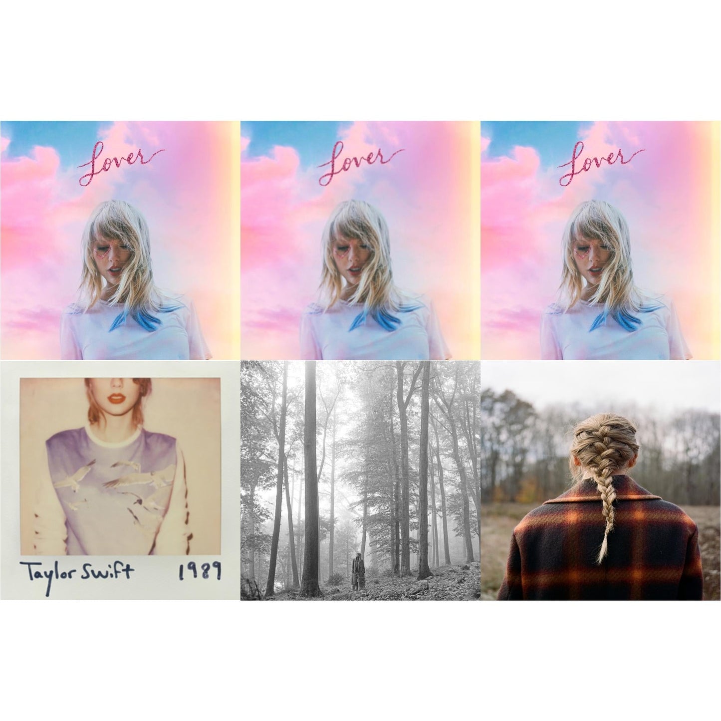 This is a 6 CD SKU bundle.
1.This CD is brand new.Format: CDMusic Style: VocalThis item's title is: Folklore (Edited)Artist: Taylor SwiftLabel: REPUBLICBarcode: 602435034799Release Date: 8/7/2020
2.This CD is brand new.