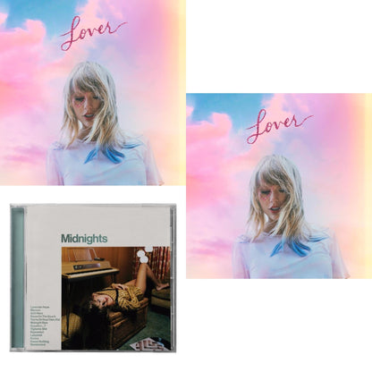 This is a 3 CD SKU bundle.
1.This CD is brand new.Format: CDMusic Style: Synth-popThis item's title is: Midnights (X) (Jade Green CD)Artist: Taylor SwiftLabel: REPUBLICBarcode: 602445790104Release Date: 10/21/2022
2.This CD is brand new.